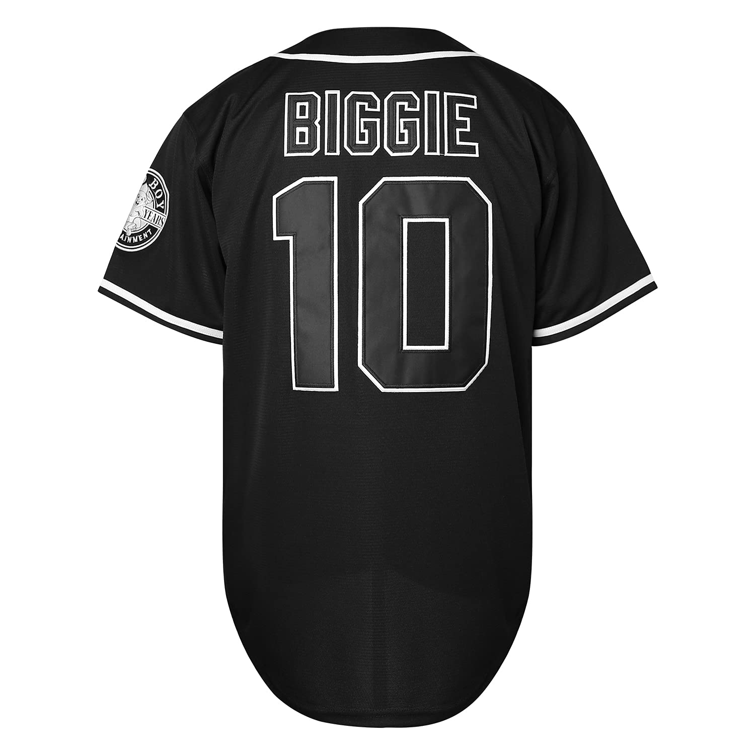 Biggie Smalls Jersey 10 Bad Boy Shirt 90s Hip Hop Clothing Stitched Movie Baseball Jersey