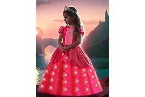 Light-Up Daisy Super Mario Costume for Girls: Embark on Princess Adventures