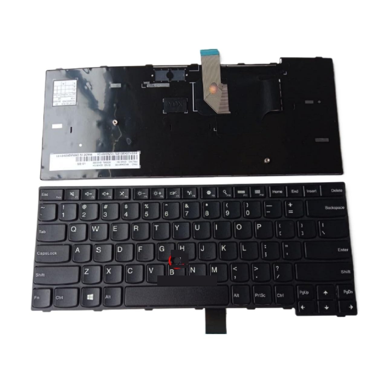 Clavier Lenovo Thinkpad E450 touches bloquées solution US Hole