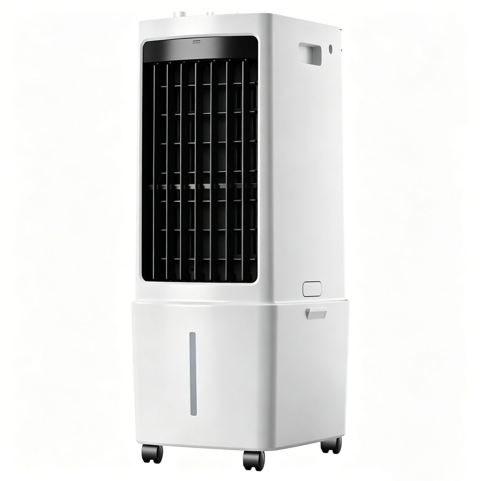 Climatiseur Mobile, 12 L Refroidisseur d'Air Évaporatif avec Télécommande, 3 Vitesses et 3 Modes, Minuterie 7.5H, 65 W Climatisation Portable pour Maison Bureau Chambre Cuisine