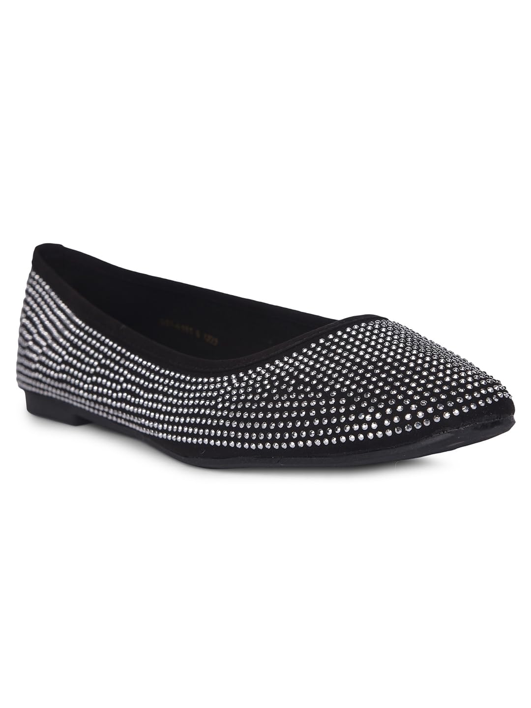 bata 5516 Stud Ballerina 2 Black Casuals Shoes for Women|Everyday|Running|Walking|Comfortable Fit|Fashionable-picture-11