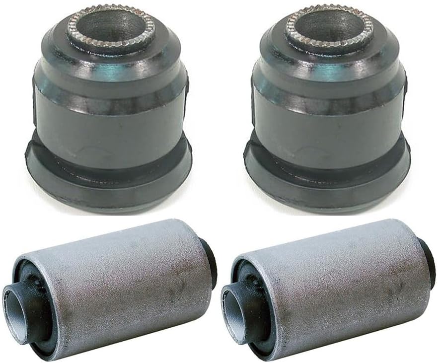 Front Upper Lower Control Arm Bushing Kit, Suspension Bushing 4PCS fits Nissan D21 Pickup 1986-1994, fits Nissan Pathfinder 1987-1995, fits Nissan Pickup 1995-1997, Natural Rubber Bushing