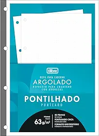 Tilibra - Caderno Universitário Tiliflex Acad Pont 80, Multicor