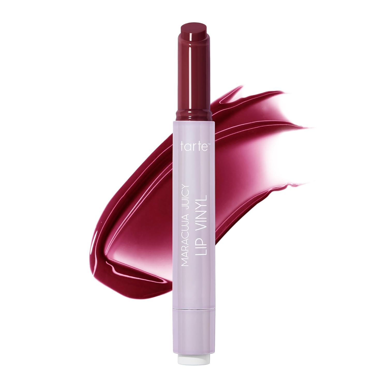 tarte maracuja juicy lip vinyl gloss – Hydrating & Volumizing Lipgloss Balm with Hyaluronic Acid, Vitamin E to Plump & Moisturize for Radiant, Fuller-Looking Lips, Vegan & Cruelty Free