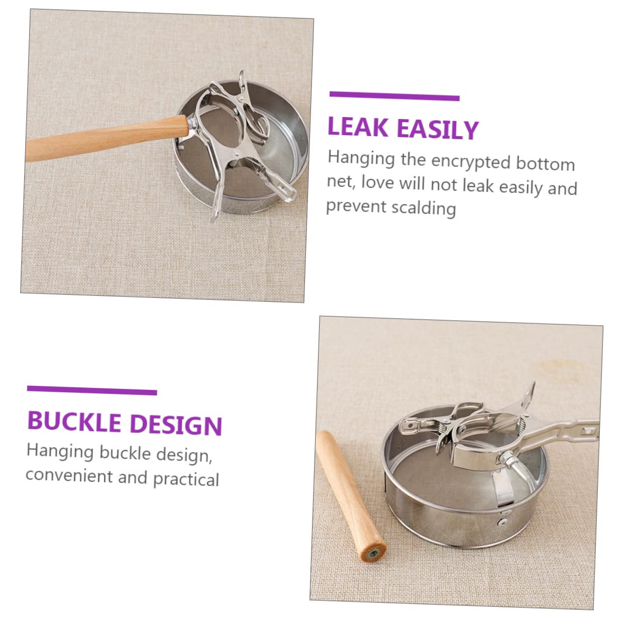 FOMIYES Moxa Massage Tool Portable Moxibustion Box Moxibustion Stick Holder Ash Blocking Mesh Real Wood Bamboo for Navel Back Abdomen