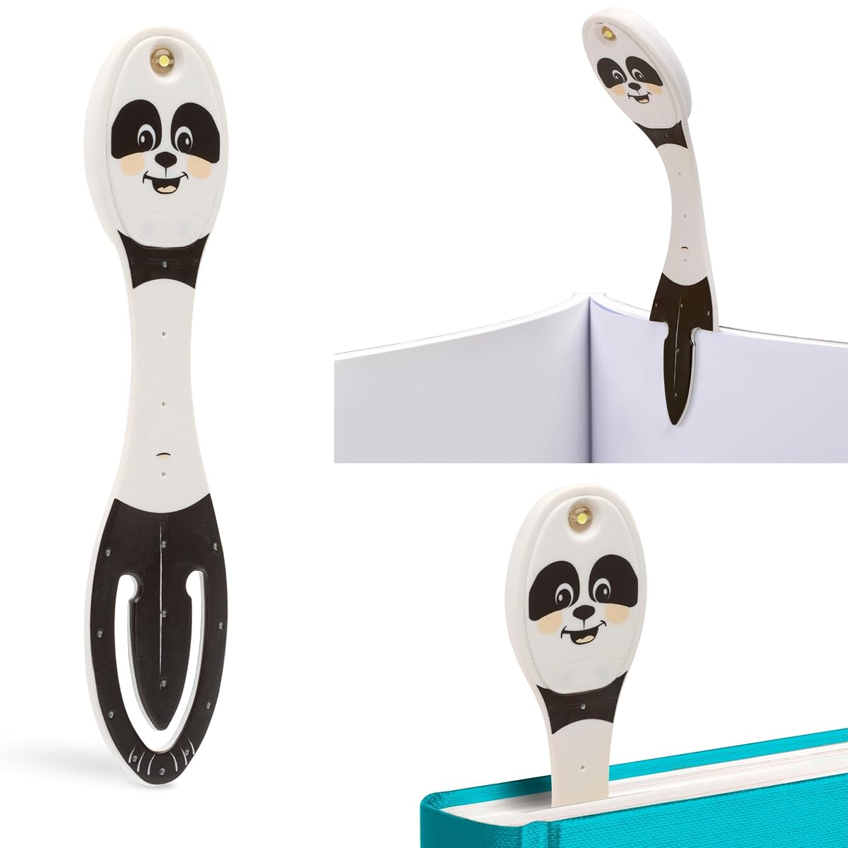 Gifts for Readers & Writers Bookmark Reading Light - 2in1 Clip On, Battery