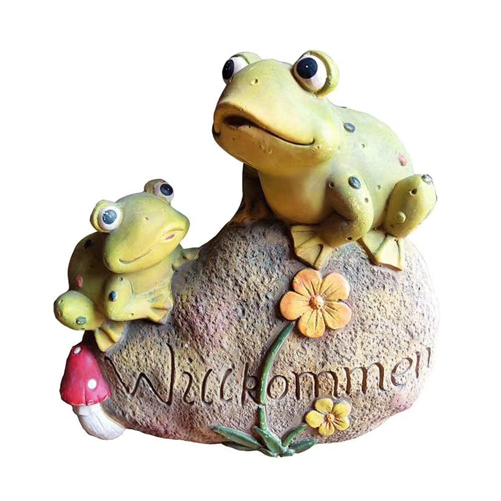 Décoration de pelouse grenouille pour animer un jardin vide et accueillir les visiteurs