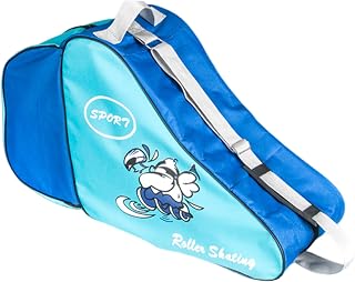 Ice Skating Bag, 48x21x31cm Oxford Cloth Portable Large Storage Travel Case 200g Below 20L Capacity for Hockey Rink, Outdoor Training, Luggage