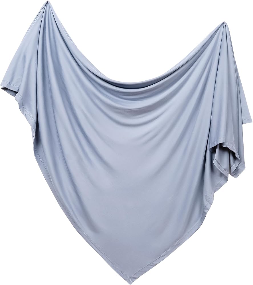 PurComfy Supersoft Swaddle Blanket, Premium Bamboo Viscose, 47" x 47" | Baby Swaddling Blankets for Newborns, Lightweight & Breathable, For Boys and Girls, Neutral Baby Essentials