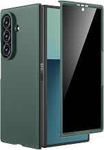 Maxdara for Samsung Galaxy Z Fold 7 Case with Built-in Privacy Screen Protector, Support Wireless Charging Shockproof Protective Phone Cover for Galaxy Z Fold 7 (Green)