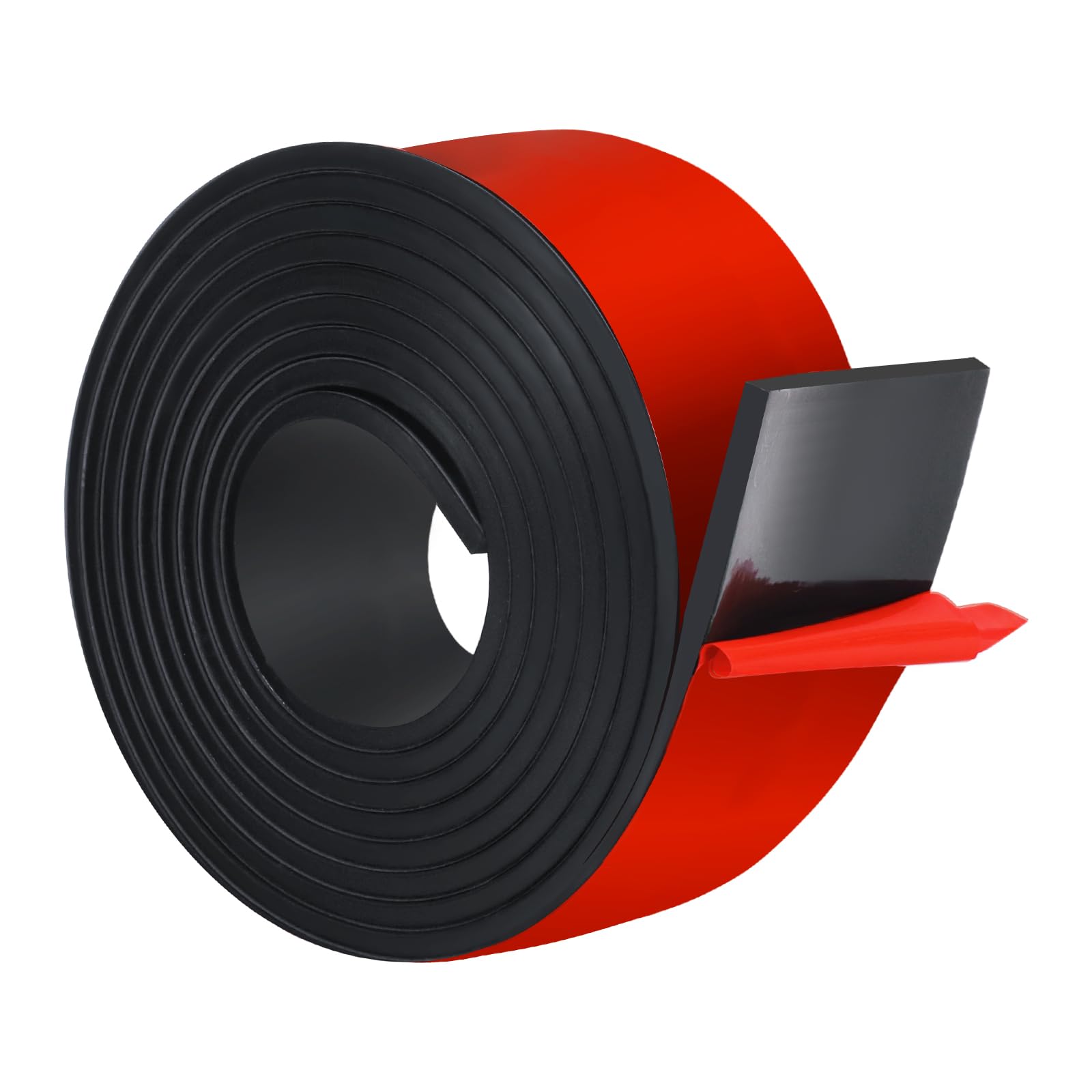 Neoprene Rubber Strips Self Adhesive Solid Rubber Sheets, Rolls & Strips for Seals DIY Gaskets Crafts Pads Warehouse Flooring Rubber Strip with Adhesive Backing（3.15” Wide x 1/12" Thick x 10' Long ）