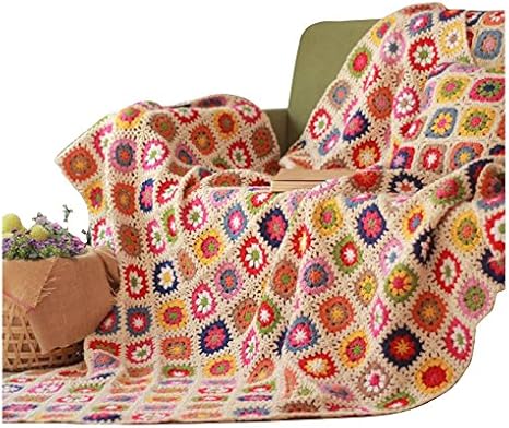 Amazon ナチュラル雑貨可愛いブランケット ハンドメイド ソファーカバー インテリア テーブルクロス編み物 ソファカバー マルチカバー オンライン通販