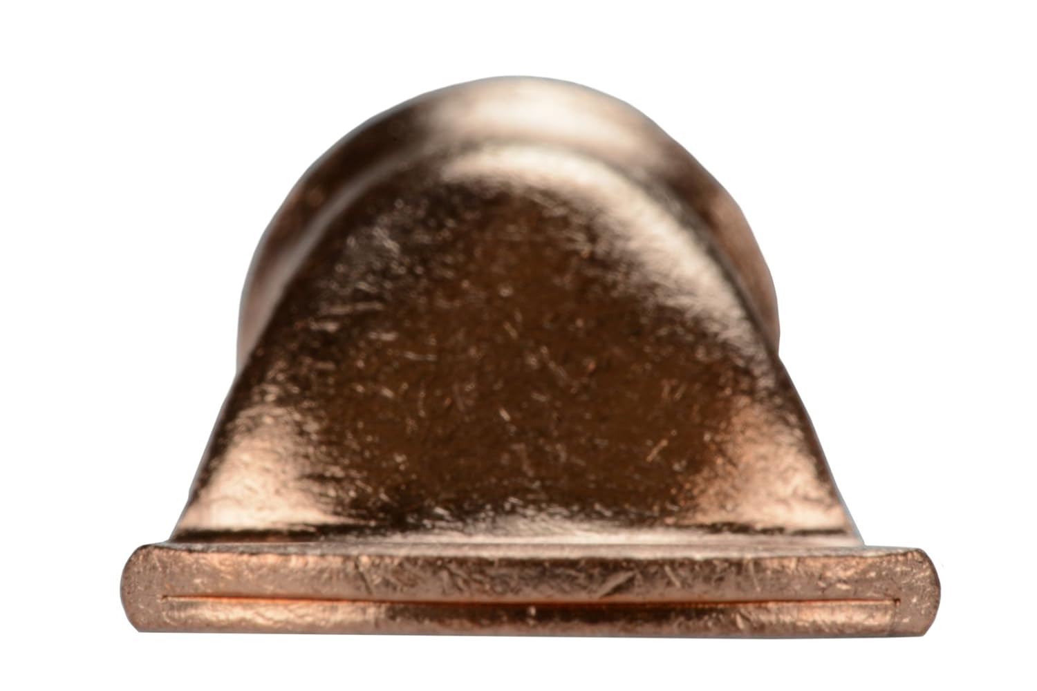 TEMCo 10 Pack Bare Copper Welding Battery Cable Ends, Lugs Terminal 4/0 AWG 3/8" Hole (6 AWG to 1/0 AWG Options Available)