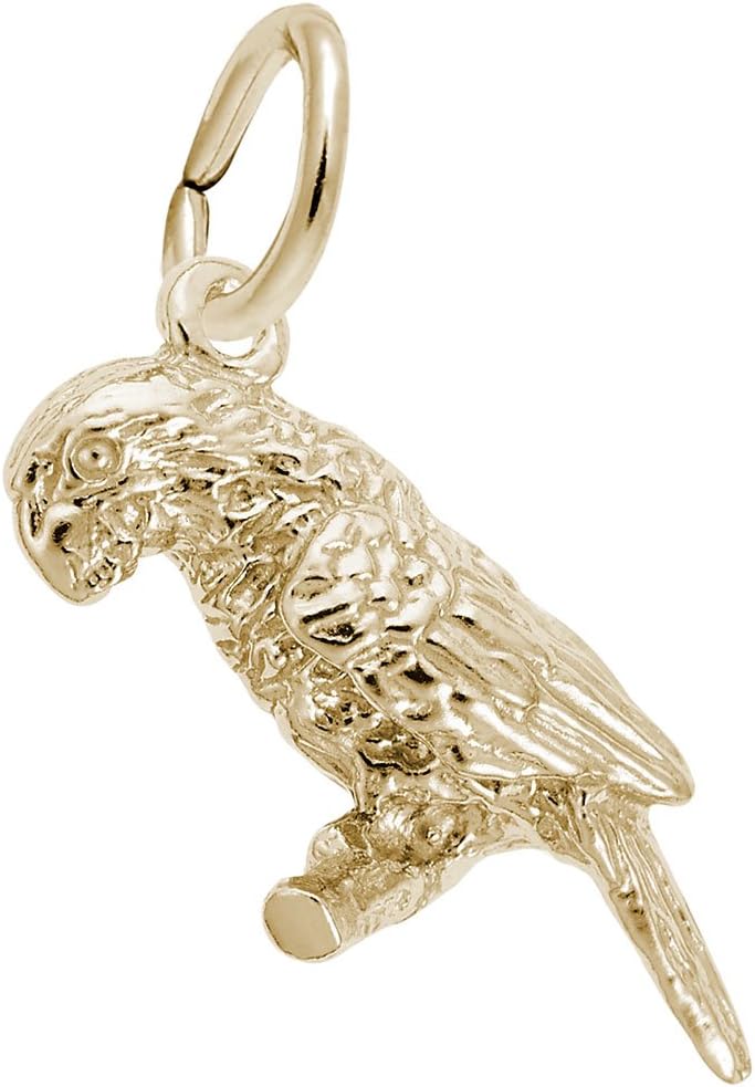 Parrot Charm, Charms for Bracelets and Necklaces