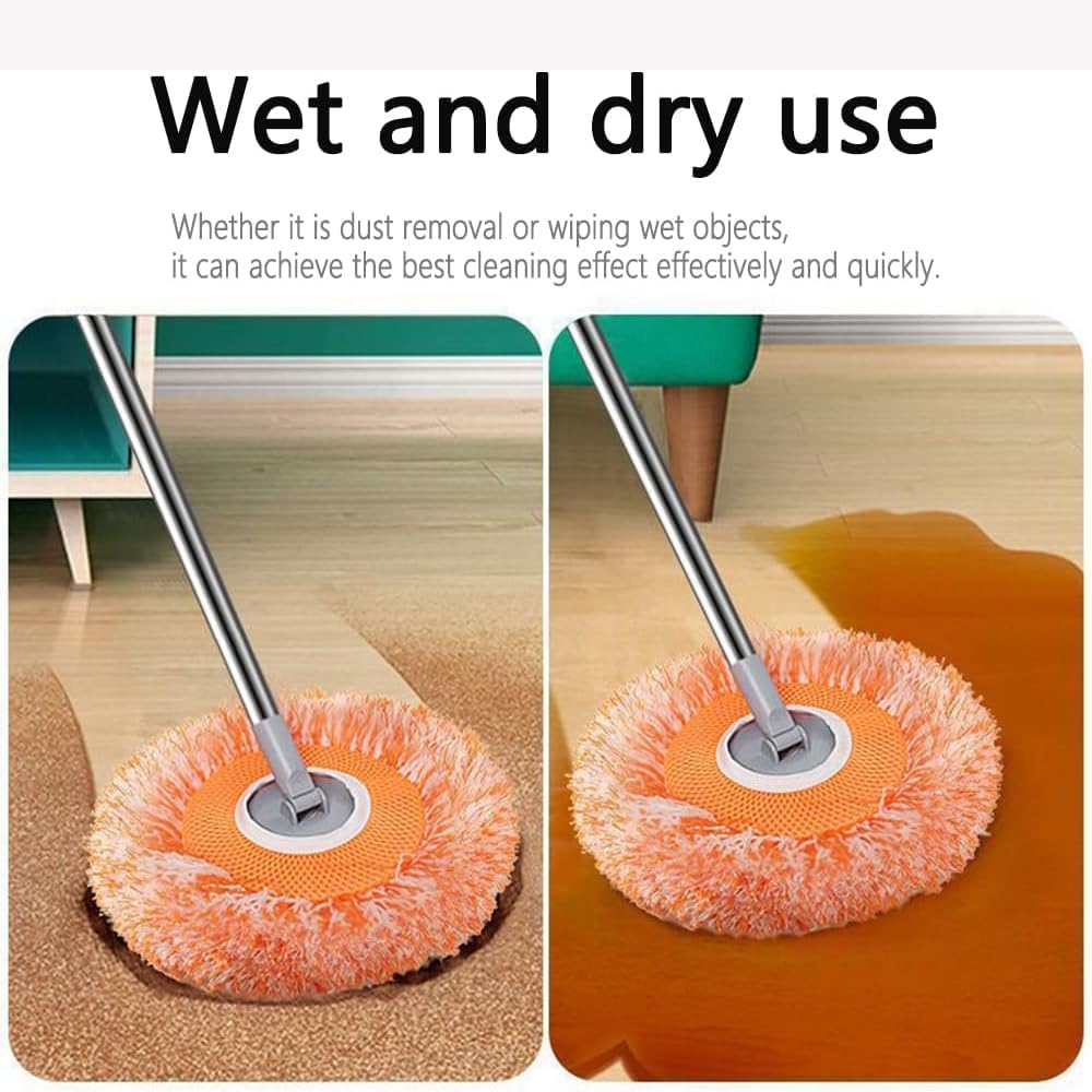 Large Flat Op - Icrofiber Op 360° Rotatable Adjustable Cleaning Op