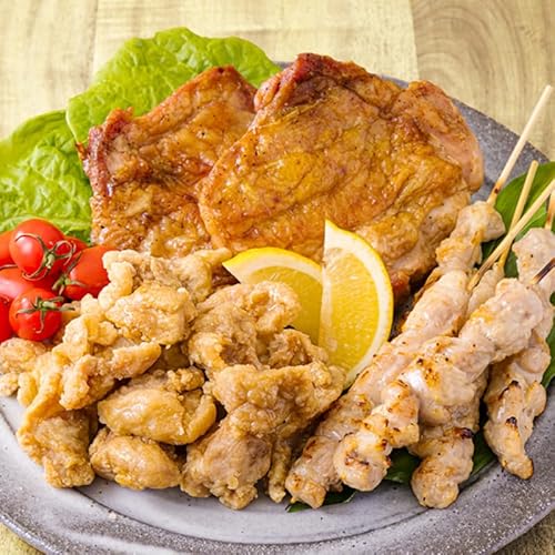 [レンジで温めるだけ!]能勢どんのファミリーセットC 夕食を手早く準備できる惣菜詰め合わせセット [炭火焼き 串焼き 焼き鳥 焼鳥 やきとり から揚げ 唐揚げ からあげ チキンステーキ 時短調理 簡単調理 お惣菜 レンチン]