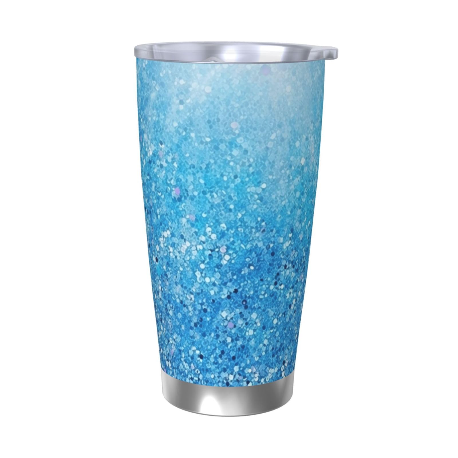Amazon.com | YPPAHHHH Blue Glitter 20 Oz Tumbler With Lid, Galaxy Glitter  Steel Insulated Coffee Mug Travel Cup Water Bottle For Birthday Gifts, Hot  and Cold Drinks: Tumblers & Water Glasses