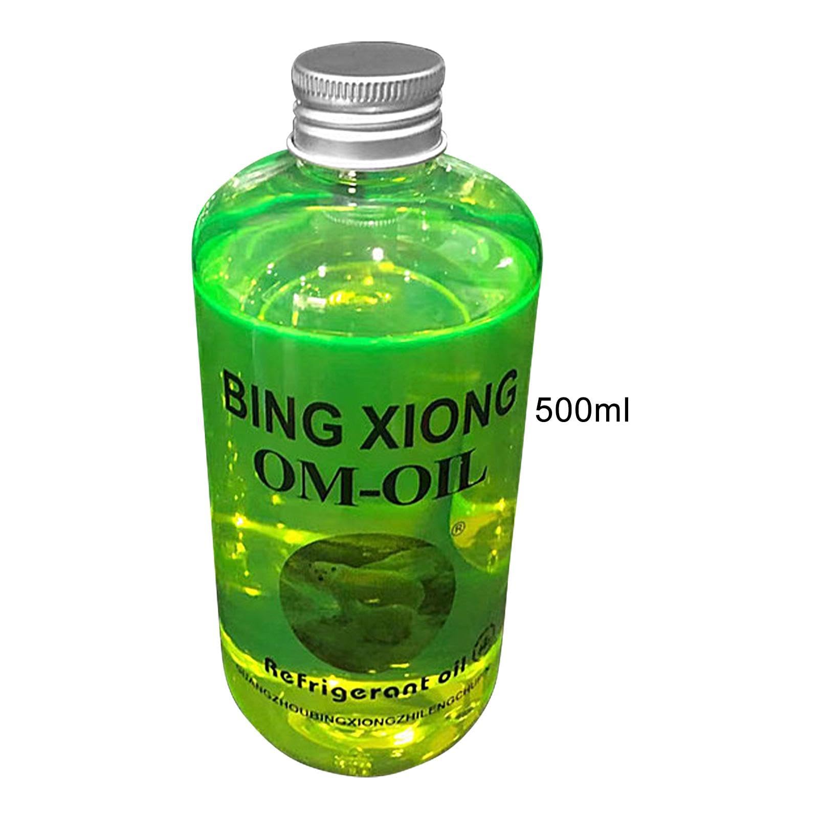 Olio refrigerante | Liquido anticaduta ad alte prestazioni | Olio refrigerante universale per condizionatori d'aria | Climatizzatore ecologico senza perdite | 500 ml olio refrigerante per auto |