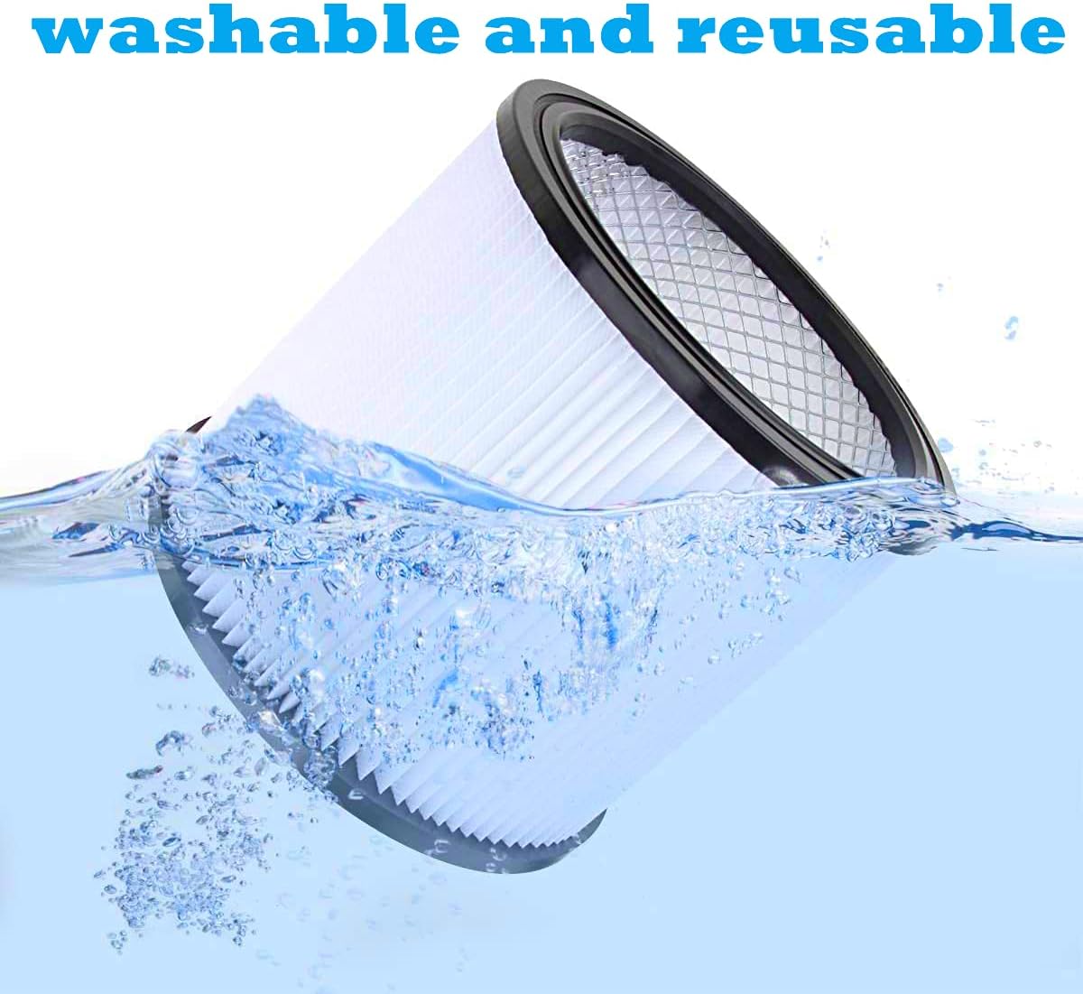 SaferCCTV Replacement Filter, Shop Vac Wet and Dry Filter 90304 Compatible with 5 Gallon and Most 90304 9030400 903-04-00 9034 9039800