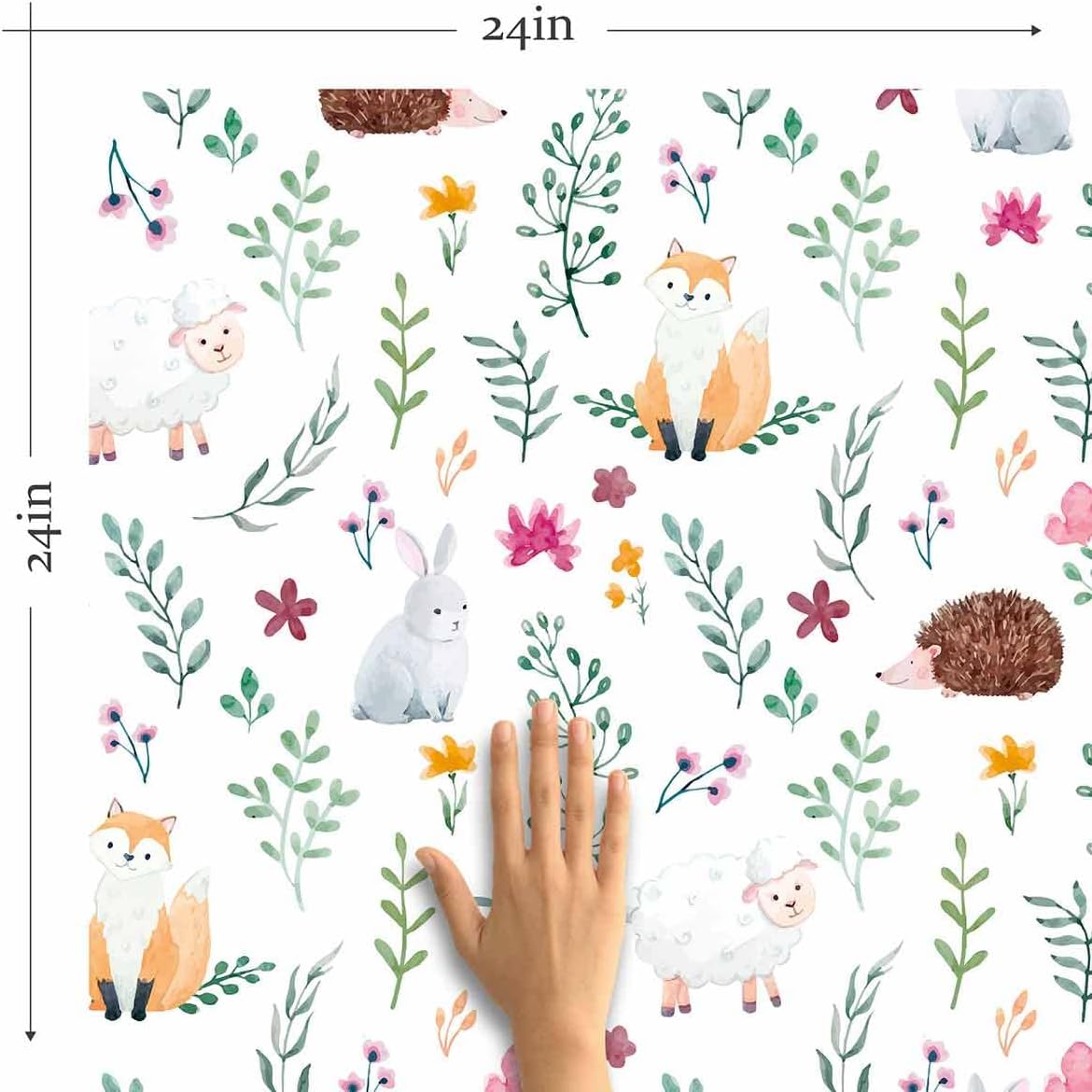 Walls By Me Green Forest Peel and Stick Removable Wallpaper 6928