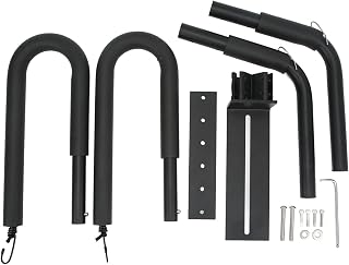 yaogohua Surfboard Foldable Surfboard Stands Racks Motorbike Surfboard Stand Aluminum Alloy Removable Rustproof Portable Motorcycle Surfboard Rack