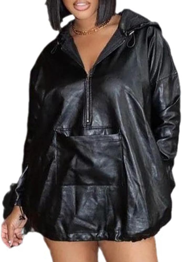 ジャケット・アウター Kmrii Perforated Leather Hoodie Kmrii Perforated Leather Hoodie