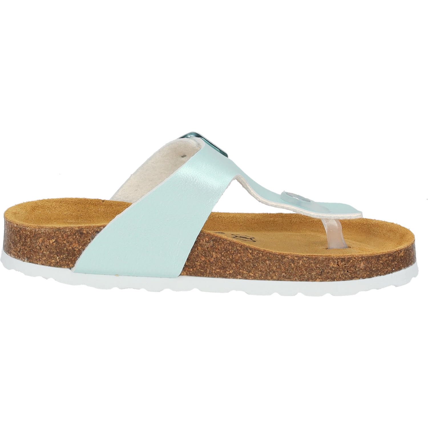 Palado Mädchen Zehentrenner Kids Kos G Metallic – coole Sandalen Made in Spain - Hausschuhe mit trendigen Farben - Sommerschuhe mit Kork-Fußbett