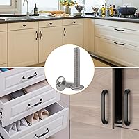 Vista 4 de 25-Paquete de Tornillos de Máquina M4 x 65 mm Métricos para Manija de Tirador de Perilla de Cajón de Gabinete, Acero Inoxidable 304, Pernos