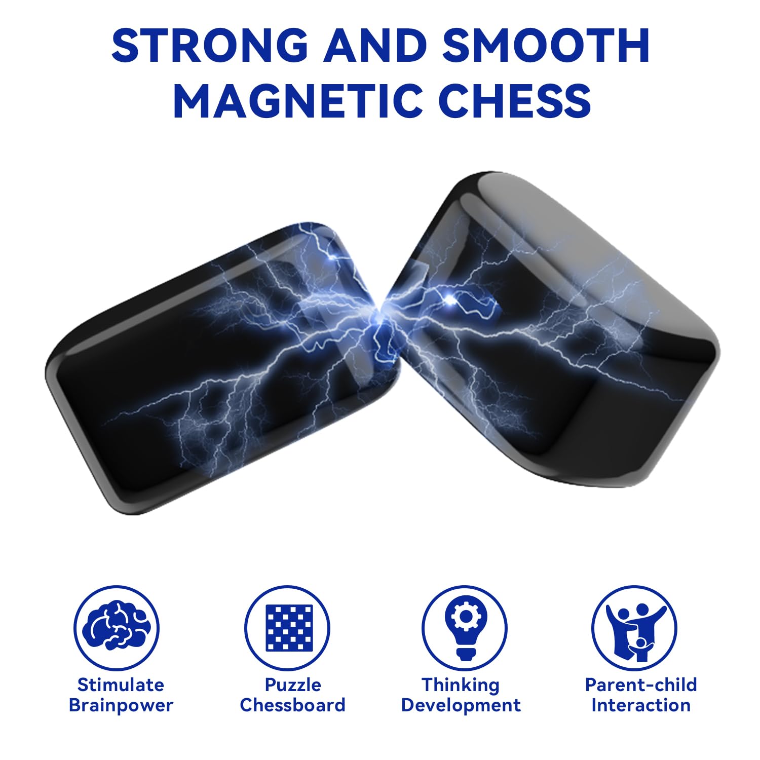 Magnetspiel,40 Stück Tragbares Magnetisches Schachspiel,Tischspiele Magnetisches Schachspiel,Tragbares Schach Magnetisch Magnetisches Spiel für Erwachsene Partyzubehör für Familientreffen (40I)