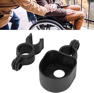 Walking Stick Holder for Wheelchair, Cane Holder for Rollator, Walking Stick Rack for Wheelchair Durable Cane Holder Walking Stick Holder Accessories for Wheelchairs Electric Scooters Elderly Walkers