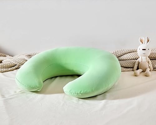 Miniatura 6 de Almohada de lactancia, tamaño grande, ergonómica esencial, almohada de alimentación con biberón, soporte original para bebés, niños y niñas