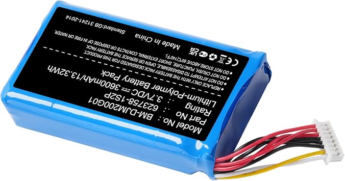 3.8V 623758-1S2P Battery Replacement for DJI Mavic 2 Pro Remote Control