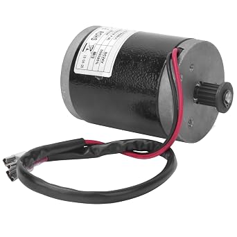 24V 100W Brushed Motor, DC Motor Replacement for Electric Scooters Electric Bikes