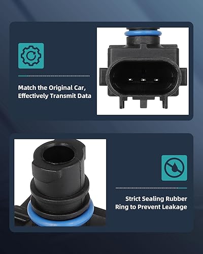 Miniatura 3 de SCITOO 56041018AD 56028562AB 56041018AC Sensor MAP Compatible para Jeep para Mitsubishi para Chrysler para Dodge Manifold Absolute Boost Pressure