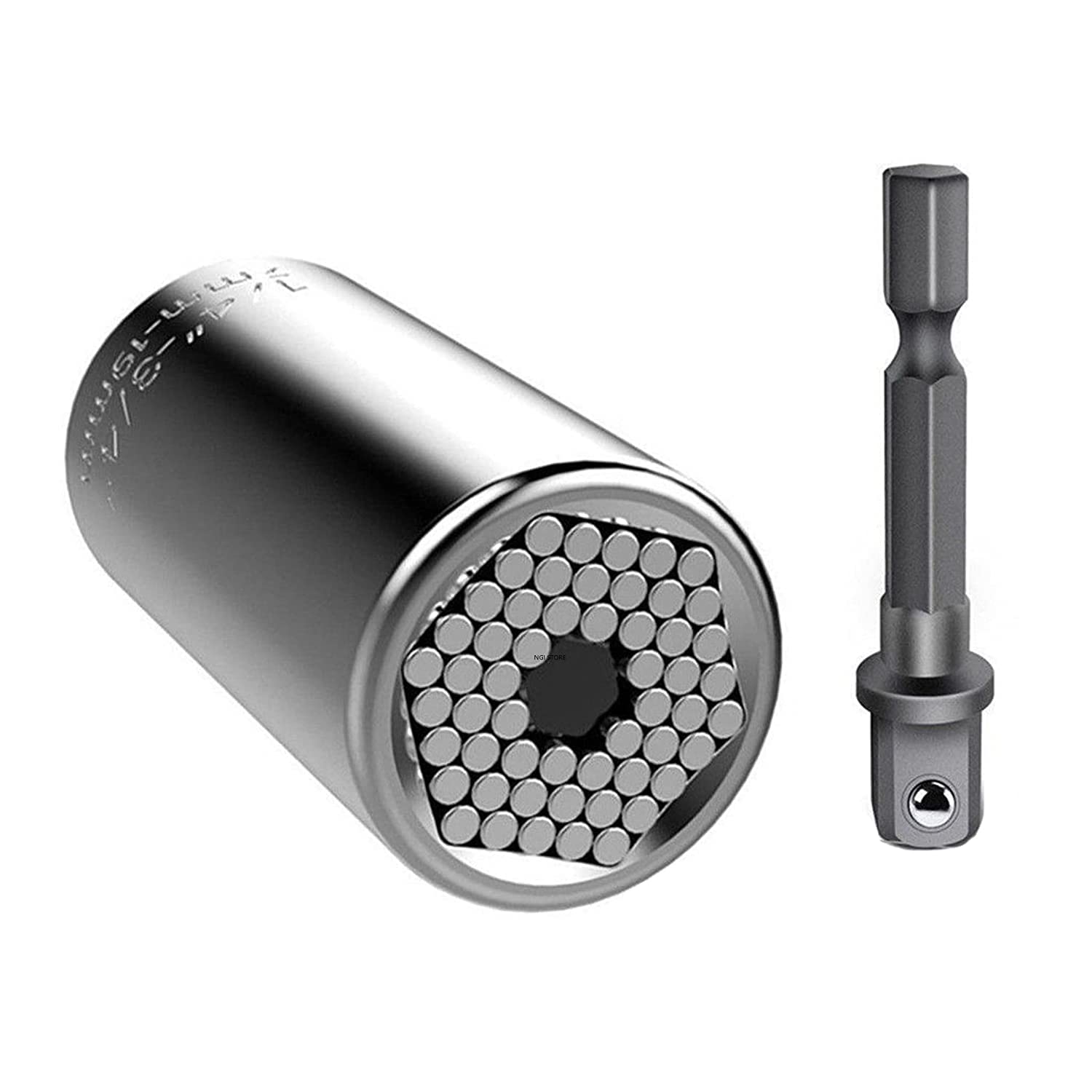 JIAVAXA Wrench Tool Kit, Universal Torque Wrench Head Set Socket Sleeve 7-19mm Power Drill Ratchet Bushing Spanner Key Magic Grip Multi Hand Tools (B0BYS5B6PM) Amazon Price History, Amazon Price Tracker