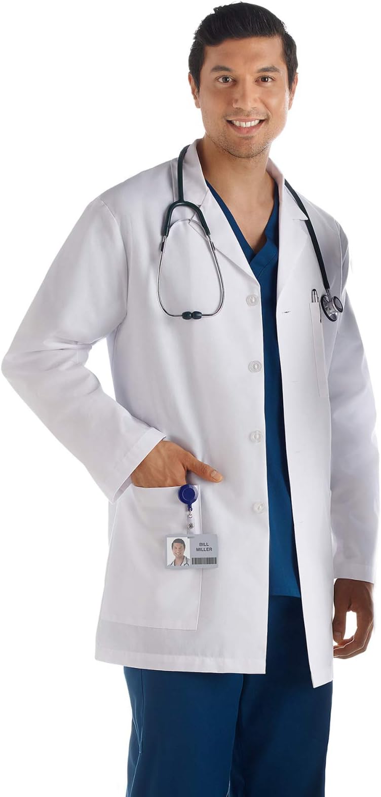 Meta Labwear 'Meta Fundamentals Men's Labcoat' Lab Coat White Medium, White, Medium