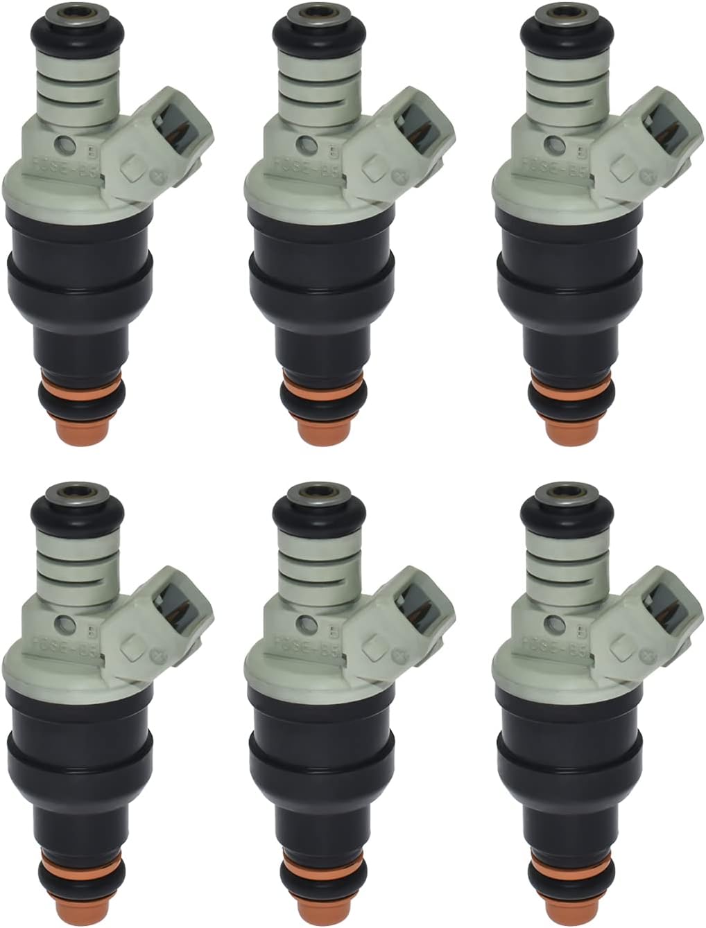 6 Fuel Injectors for Ford Taurus, Lincoln Continental, Ford F-150, F-250, F-350 3.8L-4.9L L6 (1990-1995), Replaces #0280150941
