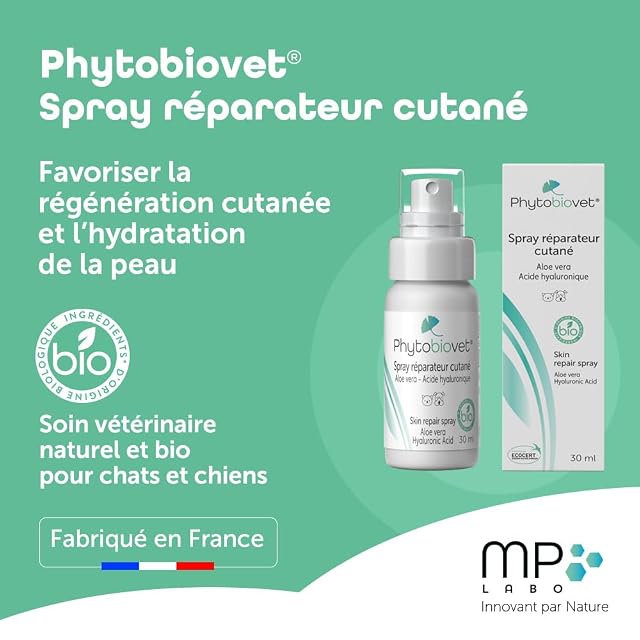 Foto 2 de 8 de MP Labo Phytobiovet® Spray reparador cutáneo para perros y gatos 30 ml