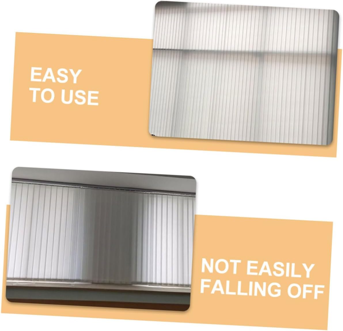 Healifty 3pcs Vertical Blinds Replacement Slats Repair Kit for Sliding Door Window Blinds