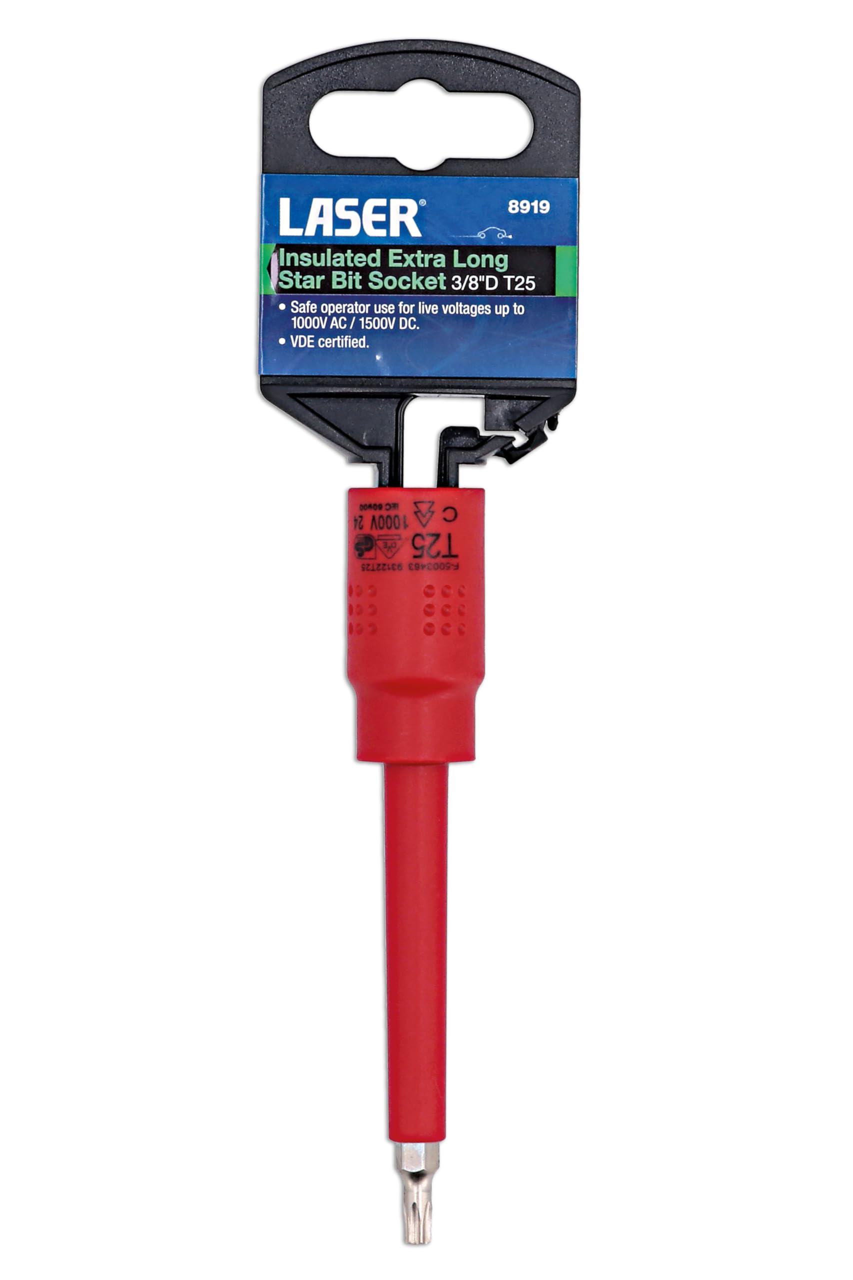 Laser 8919 Insulated Extra Long Star Bit Socket 3/8" D T25