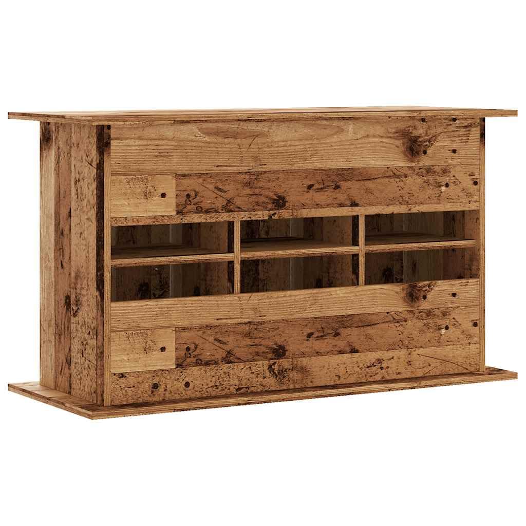 vidaXL Aquariumständer Altholz-Optik 101x41x58 cm Holzwerkstoff, Aquarienschrank, Aquarienunterschrank, Aquarienständer, Aquariumunterschrank