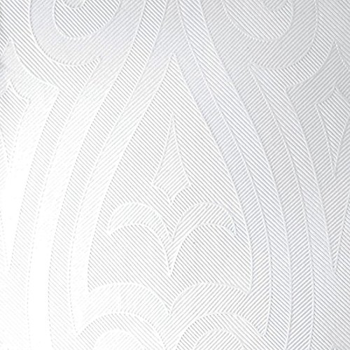 Serviettes blanches jetables Duni Elegance Lily 48x48 cm grand format tissu rigide