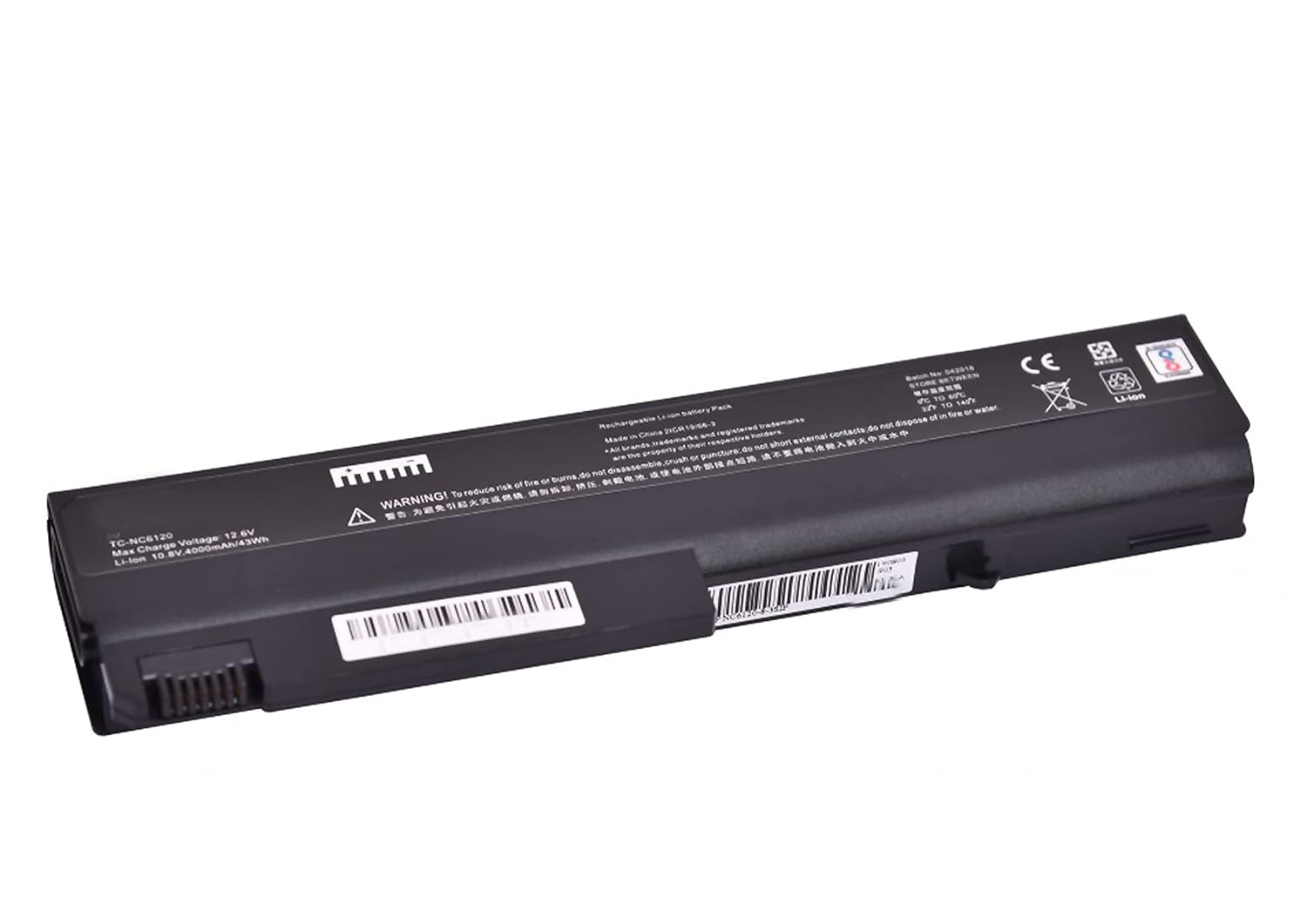 ULTRAZONE Laptop Battery Compatible for HP compaq Business Notebook 6510b, 6515b, 6710b, 6710s, 6715b, 6715s, 6910p, nc6100, NC6105 Series, NC6110, NC6115, NC6120, nc6140, NC6200, NC6220, NC6230,