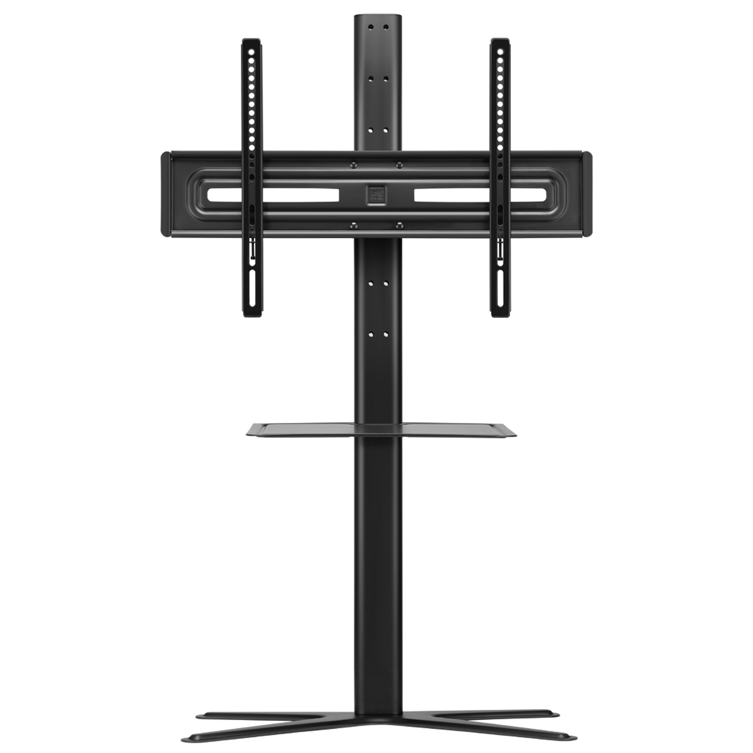 One For All Solid TV Stand (WM4672) - Screen Size 32-70”- LCD/LED/Plasma/OLED/QLED TVs – 90° Swivel and 15° tilt - Height adjustable – VESA 600x400 – Max weight 25kg