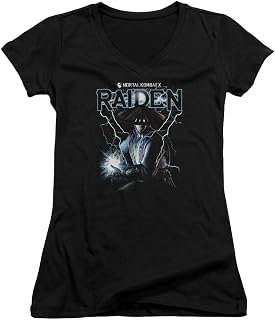 ERSAN Mortal Kombat Juniors Raiden V-Neck T-Shirt