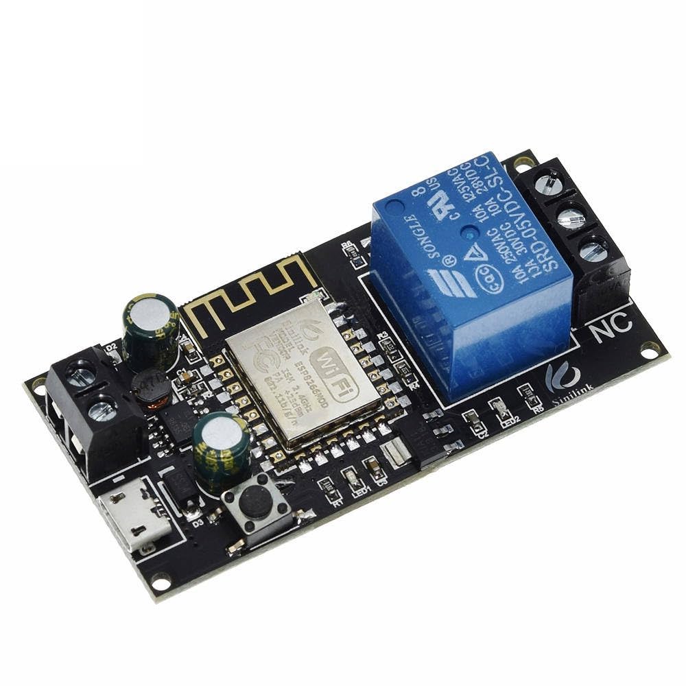 Sinilink WiFi Mobile Phone Remote Control Relay Module DC6V~36V Smart Home Phone APP ESP-12F XY-WF36V