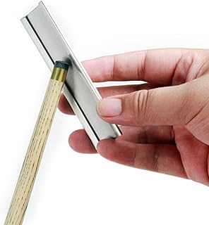 MOOCY Metal Billiard Pool Cue Tip Tool Metal Billiard Pool Cue Tip Shaper Burnisher File Repair Tool