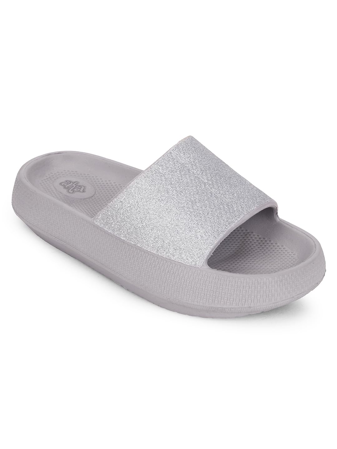 A-HA COMFYWALKL Slides for Women - Grey & Pink | Casual Slip-on Flip-Flops/Slider Footwear, Lightweight EVA Sole – Casual Outdoor Chappal, Monsoon, Rainy Season Footwear for Women-image-14