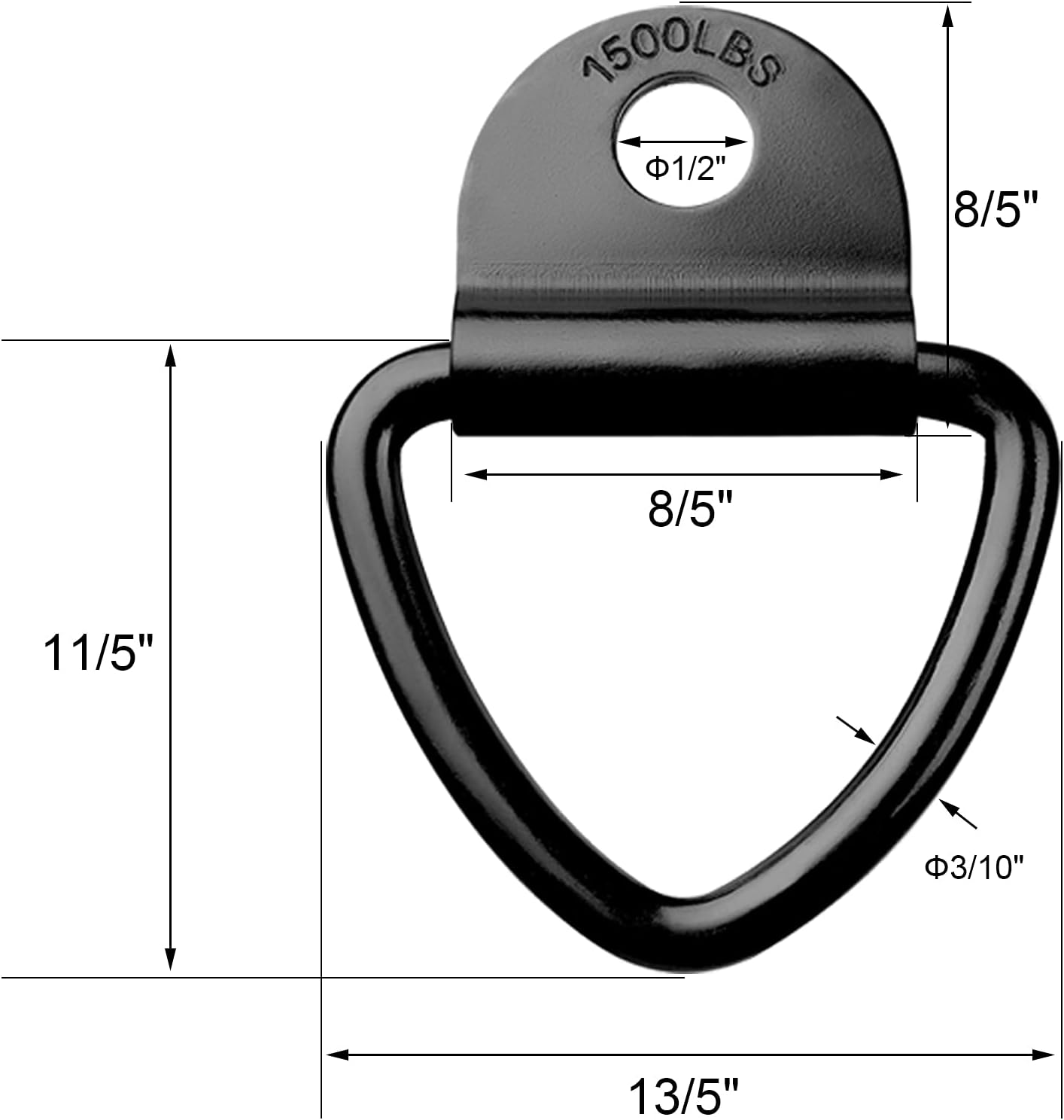 Buy Seven Sparta Tie Down Anchors for Truck, Trailer, Warehouse, Boat, 10 Pack of Heavy Duty