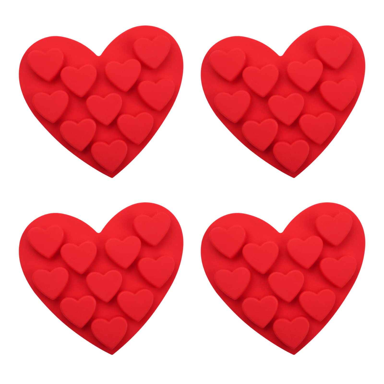 6 Pièces Moules à Chocolat En Silicone, CNYMANY Fleur Moule Bonbons Moule Gelée Moule